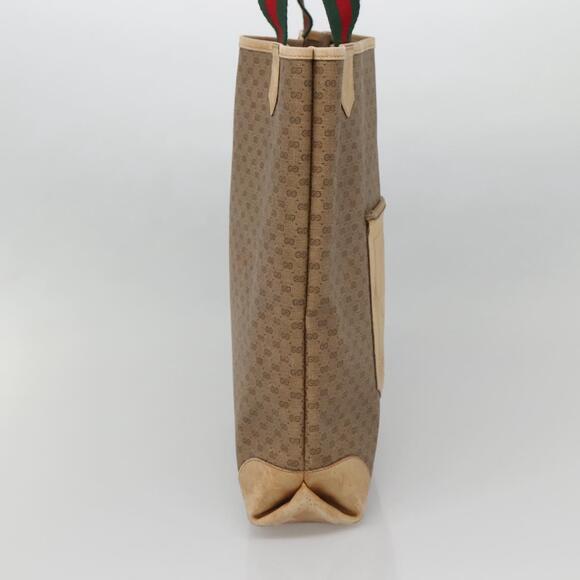 GUCCI Micro GG Supreme Web Sherry Line Bag Pvc Beige 904 002 904 002 - Picture 4 of 12